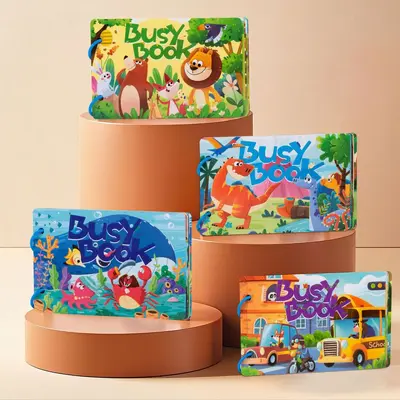Kinder-Stille-Buch, Baby-Konzentrations- und kognitives Entwicklungs-Trainings-Spielzeug