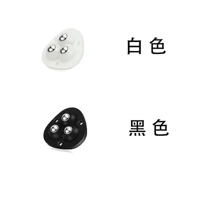 Self-Adhesive Mini Universal Wheels, 360° Swivel Hidden Casters