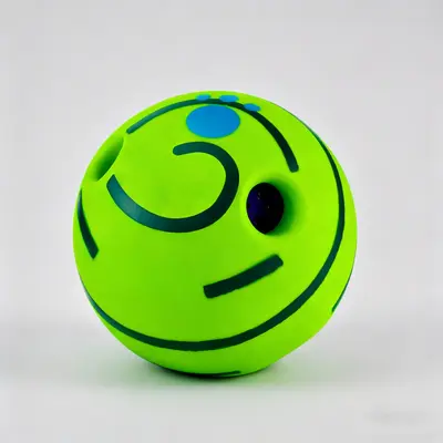 Dog Toy Rolling Squeaky Ball Durable Bite-Resistant Chew Ball - 7