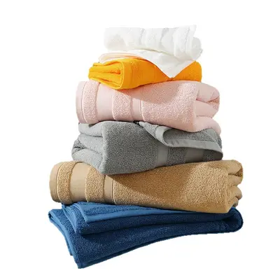 Reine Baumwoll-Geschenk-Handtuch Badetuch Export einfarbig großes Badetuch Baumwoll-Saugfähiges Bad grenzüberschreitendes Handtuchset Personalisierung