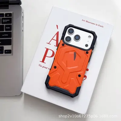 Apple iPhone 16 Pro Max İçin Elmas Desenli Manyetik Telefon Kılıfı - 7