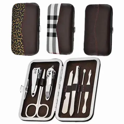 7-piece nail clipper and beauty set
