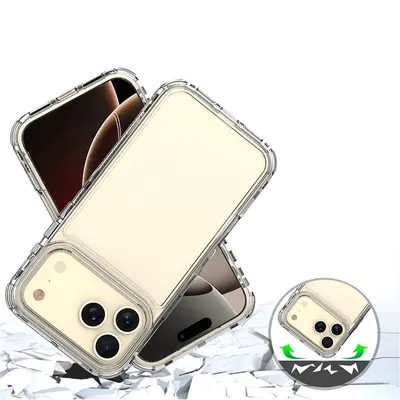 新款使用iPhone17 Pro Max透明手机壳XS Max炫影亚克力四角防摔壳 - 4