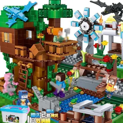 Mekanizmalı Mağara Yapı Blok Seti, Erkek Çocuk Eğitici Oyuncak - 10