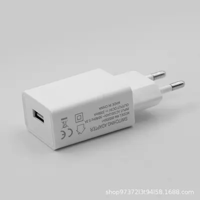 Spot Europe standard 5V1A mobile phone charger CE certified Bluetooth headset charging head USB fast charging power adapter