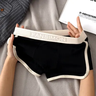 Slim Fit Erkek Boxer Külot Orta Bel Nefes Alabilen Çok Renkli - 6