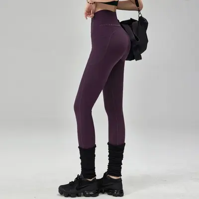 American O-seam yoga leggings, high waist, belly control, butt-lifting - 2