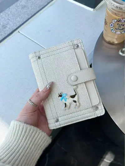 Puppy-design passport and document wallet for travel - 6
