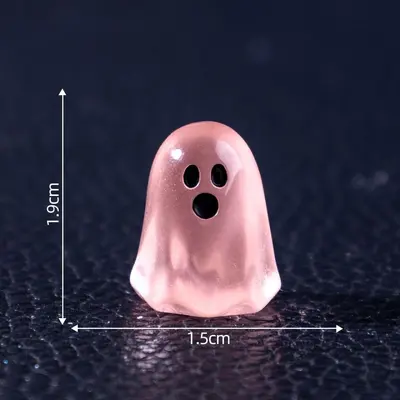 Glow-in-the-Dark Little Ghost DIY Hanging Decoration, Mini Micro Landscape - 11