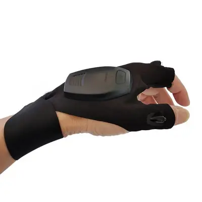 LED-Angelhandschuhe mit Fingerlicht für Nachtangeln