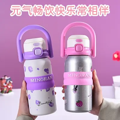 316 stainless steel thermos cup, triple set, portable handle