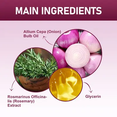 Onion Hair Oil Zwiebel-Haarserum, repariert und reduziert Frizz
