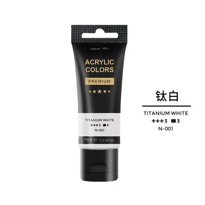 Qiaoergonei 75ml Acrylfarbe Set, 30 Farben, wasserfest - 12