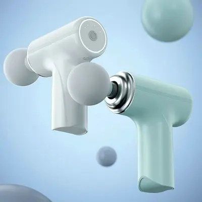 Mini fascia gun, four-head rechargeable, full body massage