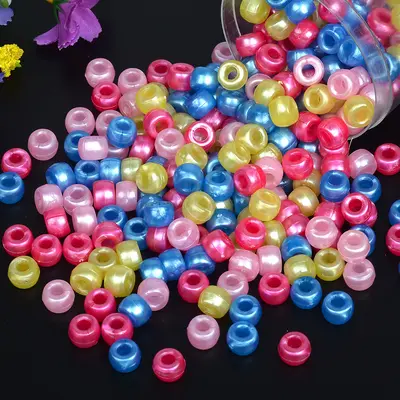 Large Hole Cylinder Barrel Beads, Mixed DIY Beads by Kilogram - 7