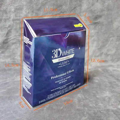 3DWHITE Zahnaufhellungsstreifen Set, 3D, Geschenkbox
