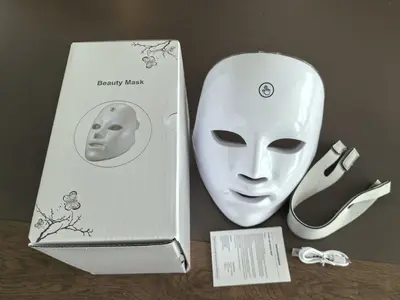 Sınır ötesi foton LED güzellik maskesi kırmızı ışık maskesi cihazı fototerapi güzellik salonu LED maskesi cilt gençleştirme maskesi güzellik cihazı - 7