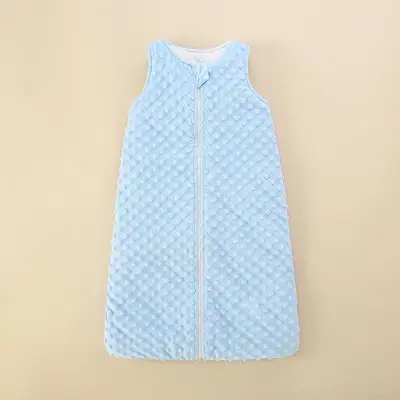 Babyschlafsack für Herbst und Winter, gesteppt, ärmellos, dicker Samt - 8