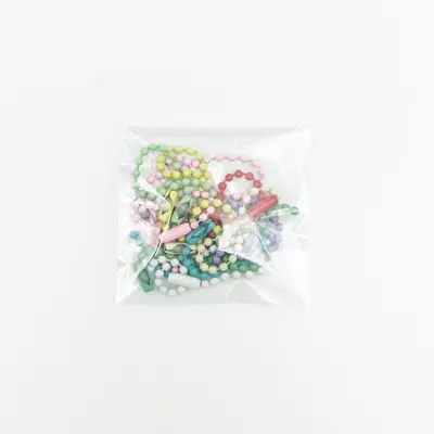 Silberfarbene Eisen-Perlenkette 2,4 mm, DIY-Schmuckmaterial - 9