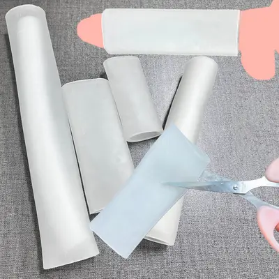 Extra Long Silicone Penis Sleeve, One-Hand Use - 4