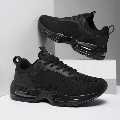 Men's Air Cushion Running Shoes, Cushioned and Breathable