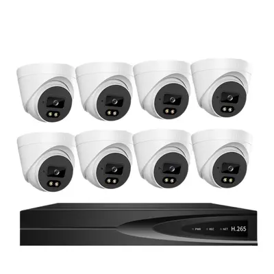 Acarte 5mp poe cctv ip kamera Kiti kapalı dome IR gözetim kamera seti