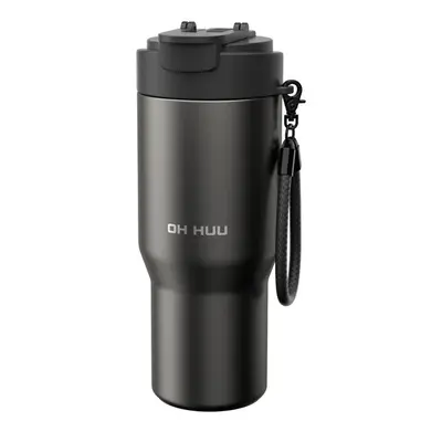 Hediyelik Paslanmaz Çelik Araba Termos Bardak, 500 ml Taşınabilir - 6