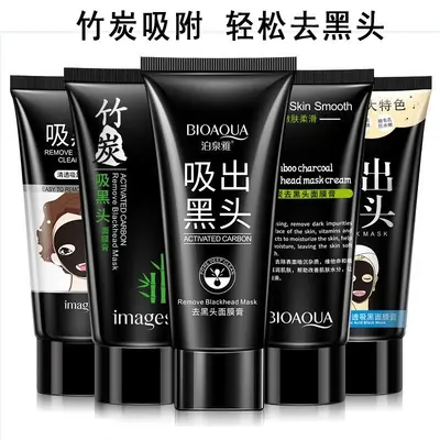 Blackhead Removal Face Mask Cream, Deep Pore Cleansing Nose Mask - 6