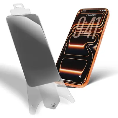 iPhone 18 Pro Max için Ar3D ısıl bükmeli temperli cam ekran koruyucu, yansıma önleyici ve - 10