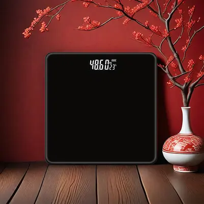Rechargeable electronic weight scale, high-precision body weight measurement