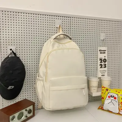 2025 Unisex School Backpack, Large Capacity, Waterproof Nylon