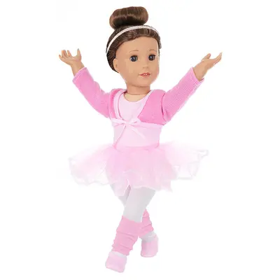 Ballett-Tanzkleid für 18-Zoll-Puppen im Stil von American Girl