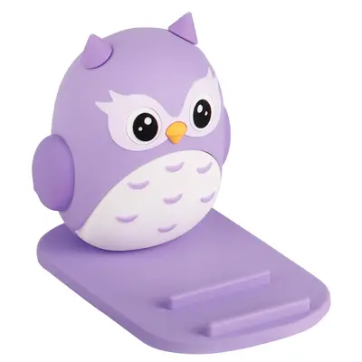 Gösterileri İzlemek için Karikatür Baykuş Telefon Standı, Sevimli Masaüstü Süsü, Canlı Yayın Standı, Sınır Ötesi Telefon Tutucu. - 7