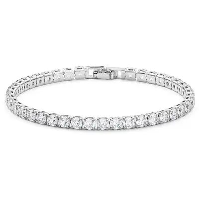 Hip Hop Tennis Zircon Chain Bracelet for Men and Women