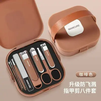 Nail clipper set, portable handheld