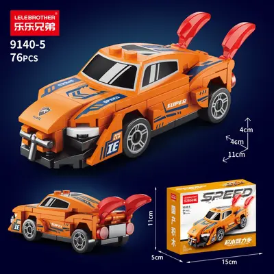 Lego Compatible Mini Pull-Back F1 Racing Car Building Block Set - 11