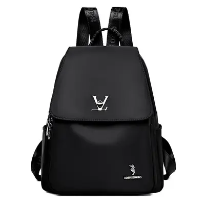 Pure Nylon Backpack, Water-Repellent and Wear-Resistant, Large Capacity - 6