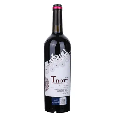 Importierter französischer trockener Rotwein