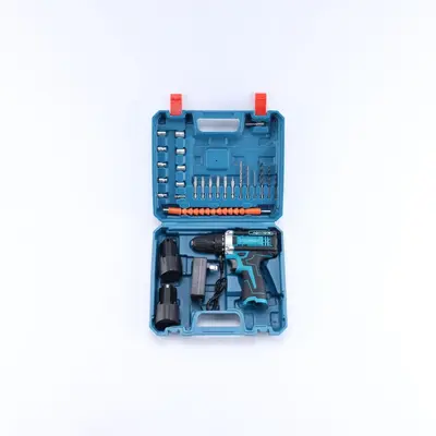 12V Cordless Impact Drill Kit with Lithium Battery - 6