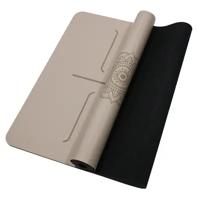 Thick Rubber PU Yoga Mat, Non-Slip and Sweat-Absorbent - 6