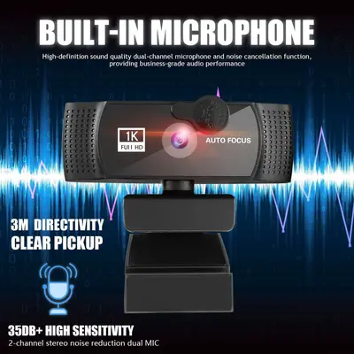 USB-Webcam 1080P, 4K-Option, Beauty-Fülllicht - 3