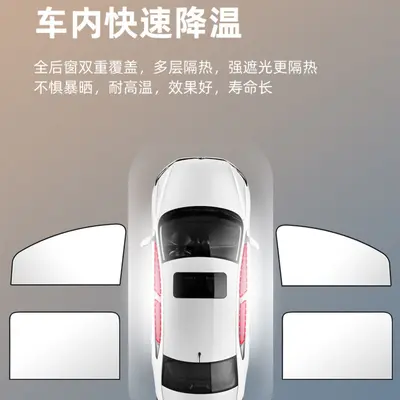 Car Side Window Sunshade, Magnetic, Privacy and Heat Insulation, Strong Magnet