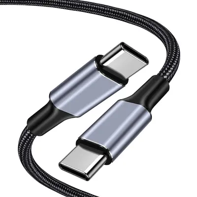 Doppelseitiges Type-C-Datenkabel PD100W 5A Schnellladekabel - 7