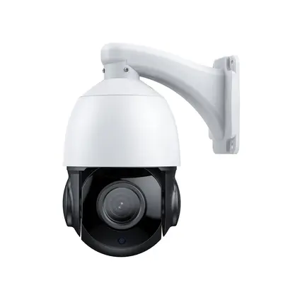 POE 8MP zoom IP PTZ CCTV kamera, dış mekan, HD kızılötesi gece görüşü - 1