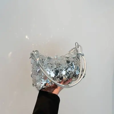 Single-Schultertasche mit Schrägriemen, Achseltasche im Nischendesign - 7