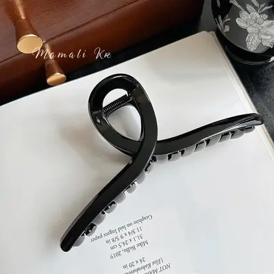 Shark Claw Hair Clip 13cm Large Acrylic Hair Clip for Women, Back of Head Hair Accessory DIY Material, Suitable for Thick Hair. - 8