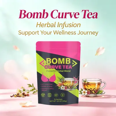 BOMB CURVE TEA Herbal Tea, 15 Small Tea Bags - 3