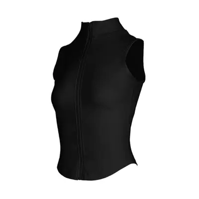 Fitness Girl Sleeveless Front Zipper Jacket Top Sports Vest Running Short Sleeve Yoga Wear Tight Sexy T-Shirt