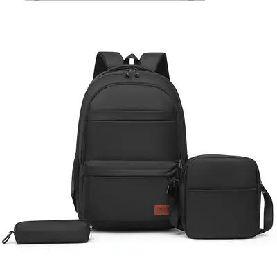 Three-Piece Junior and Senior High School Backpack Set with Laptop Compartment - 10