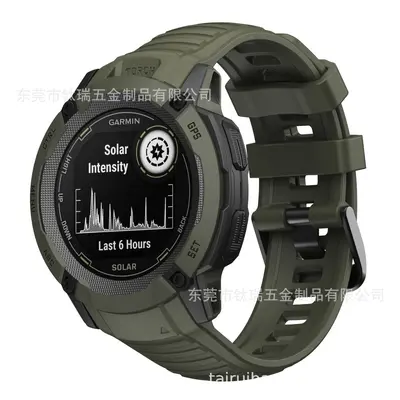 Silicone Replacement Strap for Garmin Instinct 2X, Sport Quick Release - 8